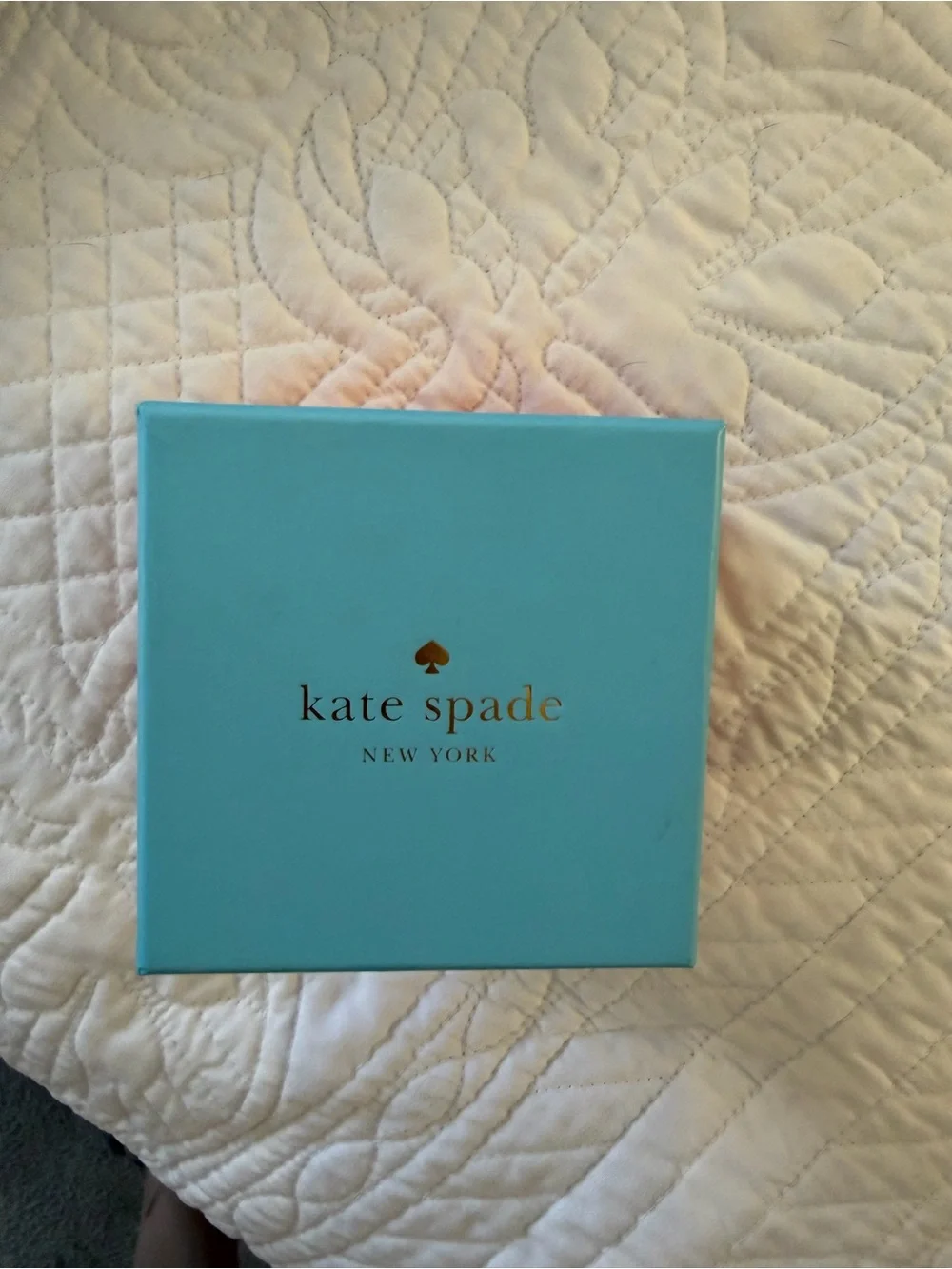 kate spade Gold-Tone Women's Chronograph Watch with White Dial